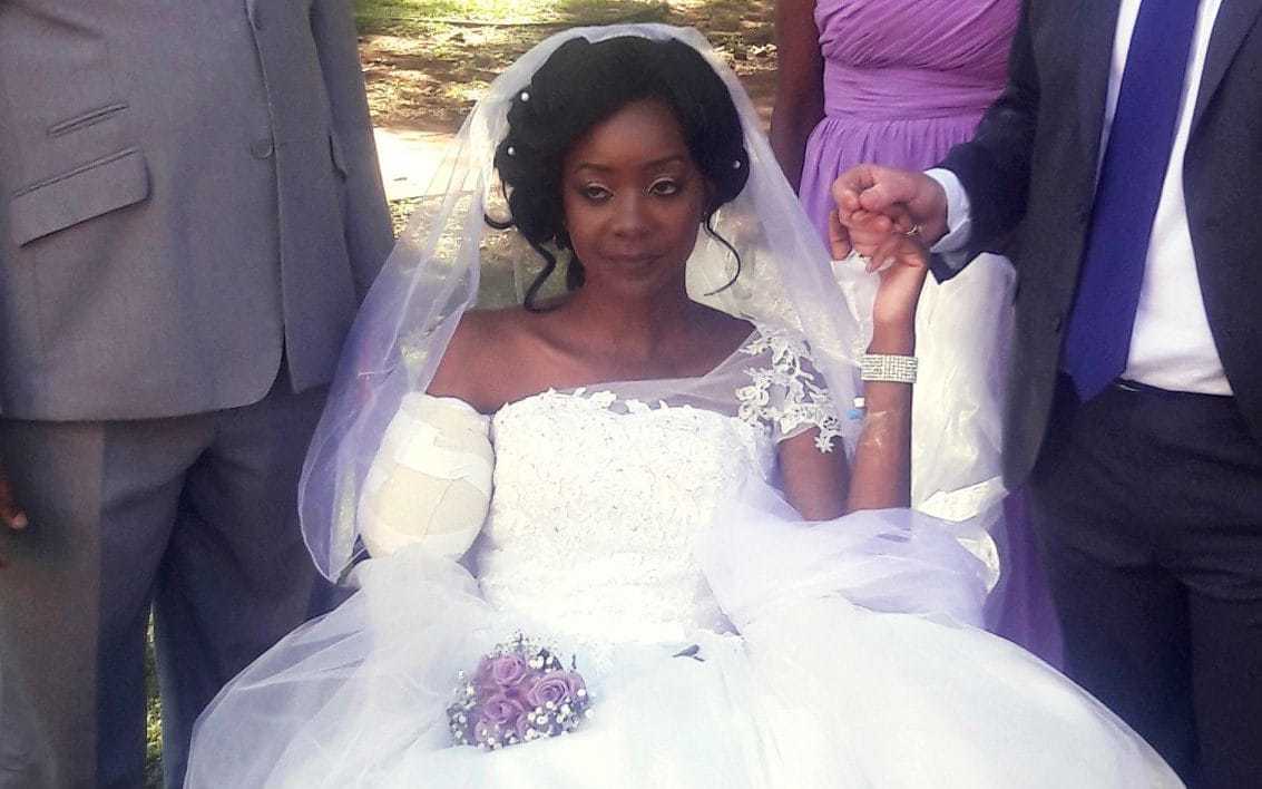 The bride, whose hand was bitten off by a crocodile before the ceremony, did not cancel the wedding - Marriage, Wedding, Bride and groom, Attack, Crocodile, Zimbabwe, Longpost, Crocodiles