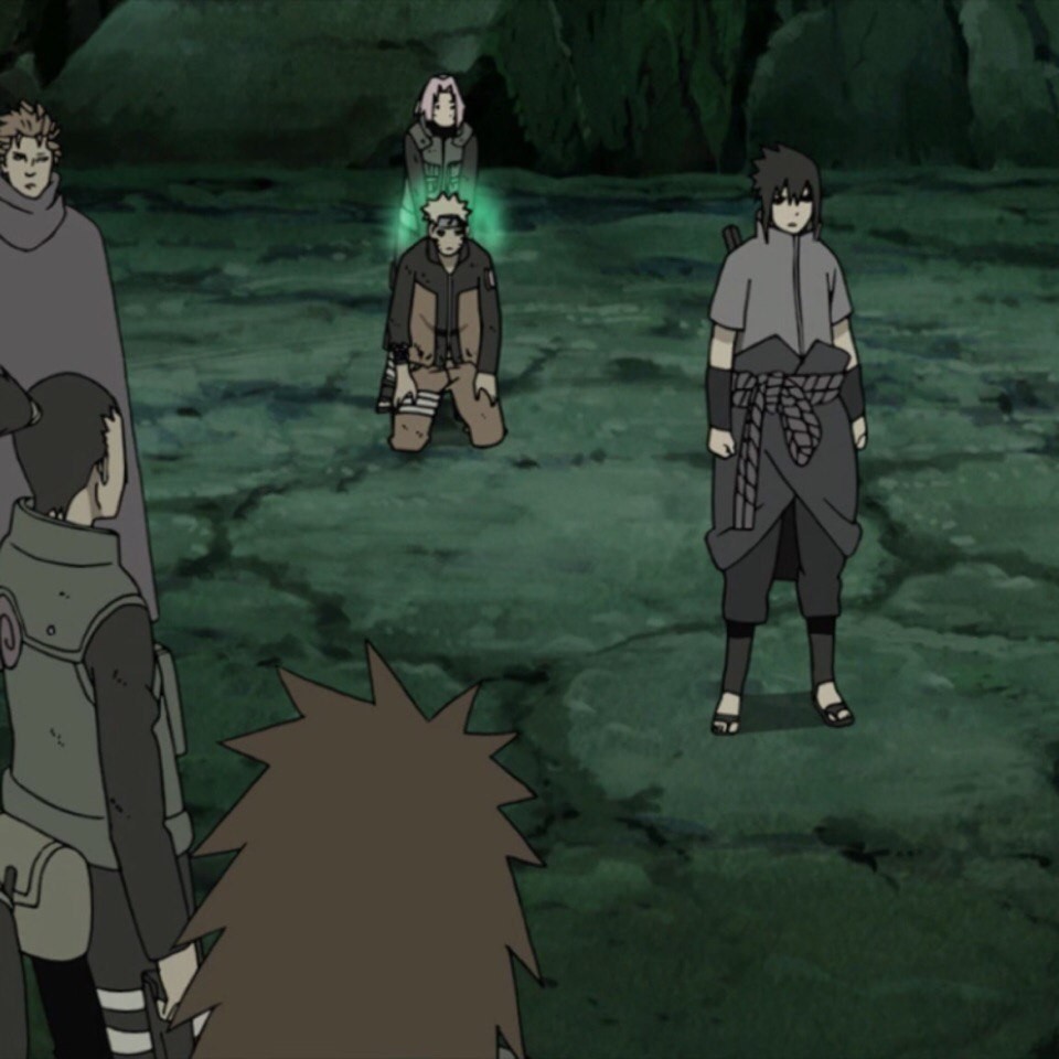 Why is everyone here? - Anime, Mat, Naruto, Sasuke Uchiha, Konoha, Screenshot, Longpost