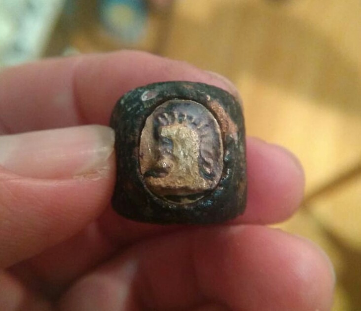 Ring in the Caspian waters - My, Story, Alexander the Great, Ring, Find, Caspian Sea, Engraving, Longpost