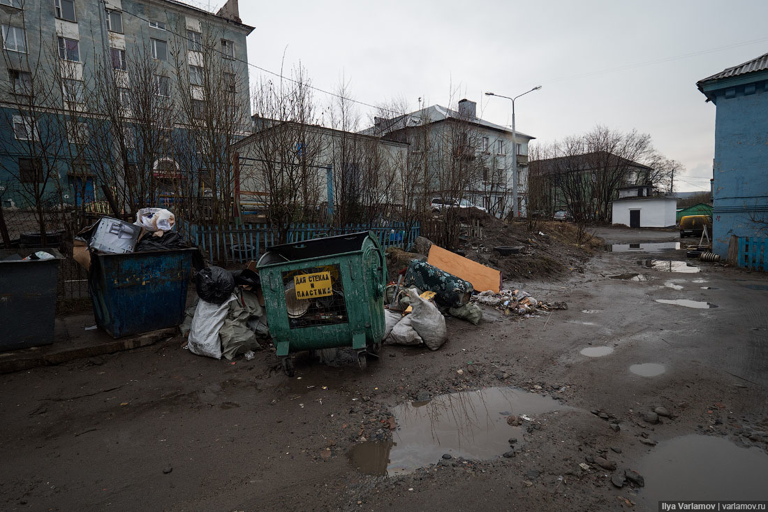 Murmansk: cursed city (I. Varlamov) part 2. - Murmansk, Ilya Varlamov, Livejournal, Overview, Darkness, Mat, Travels, Longpost