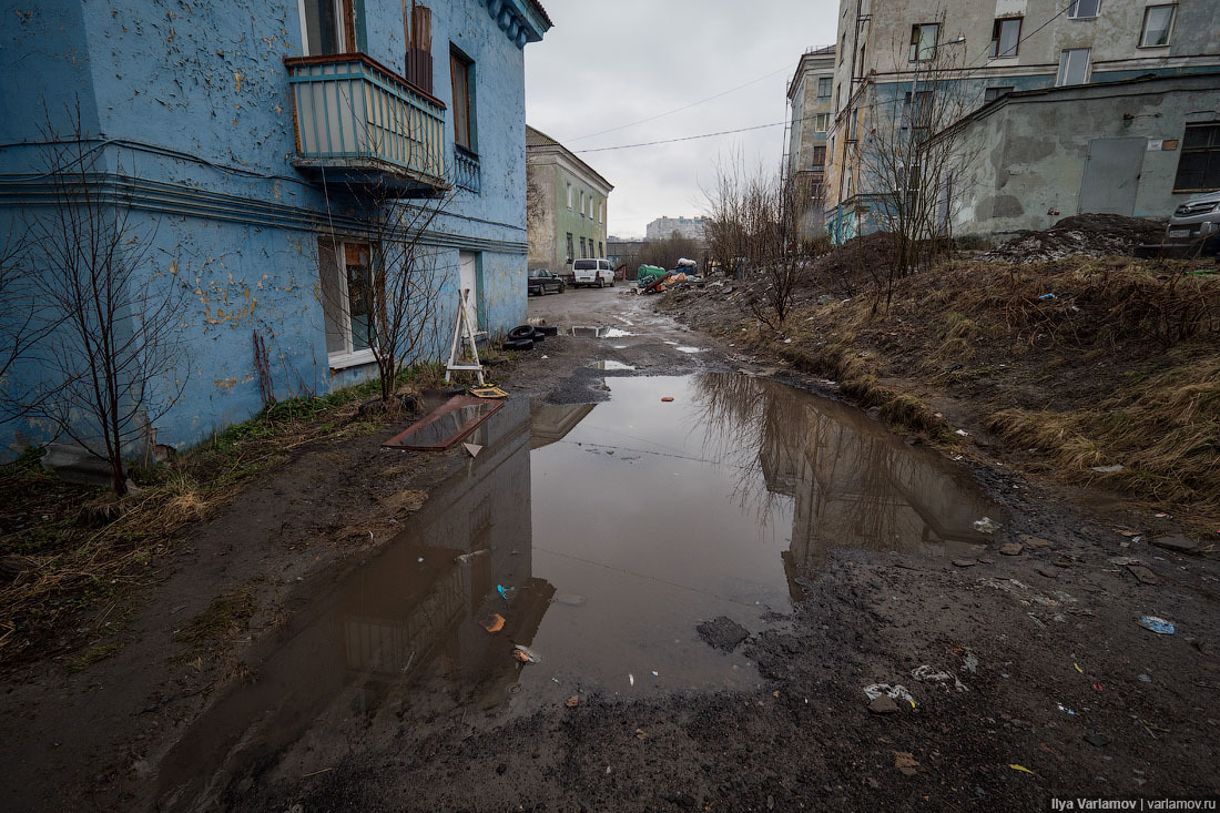 Murmansk: cursed city (I. Varlamov) part 2. - Murmansk, Ilya Varlamov, Livejournal, Overview, Darkness, Mat, Travels, Longpost