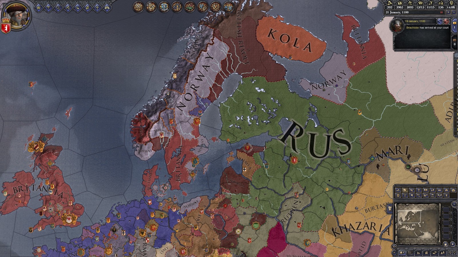 Crusader kings 2 карта