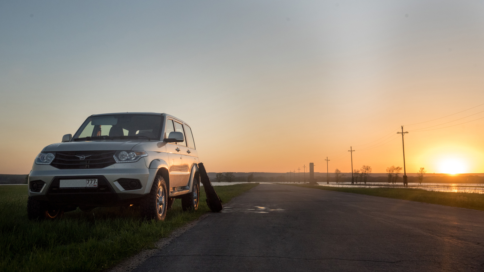 Don overflow - My, Don, Spill, Travel across Russia, UAZ, The photo, River, My, Longpost