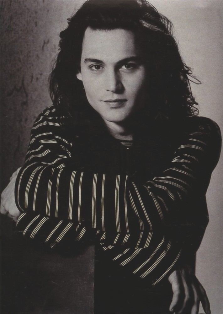 Depp sends you greetings from the 80s - Johnny Depp, Male beauty, Men, Guys, Actors and actresses, Celebrities, Playgirl, Girls, GIF, Longpost, beauty