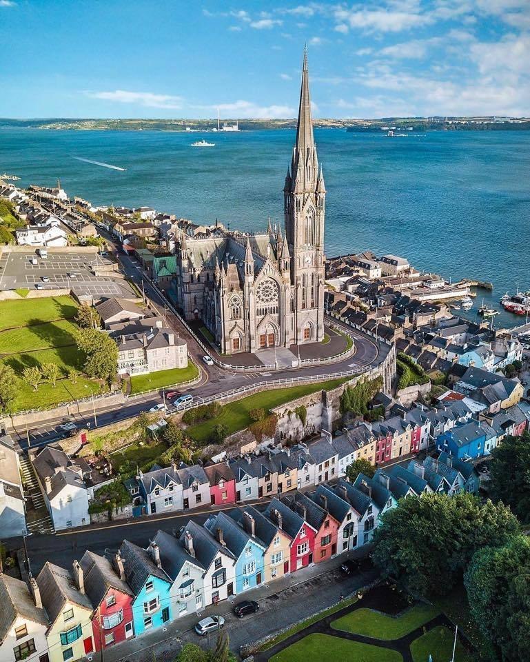 City of Cove, Ireland. - The photo, Town, The cathedral, Ireland, Water