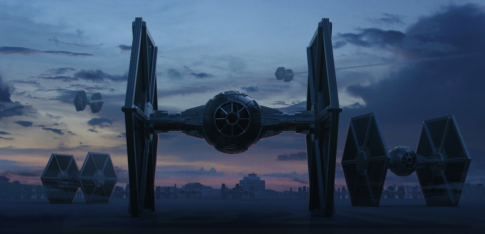 TIE-Fighter - Art, Drawing, Star Wars, TIE Fighter, 