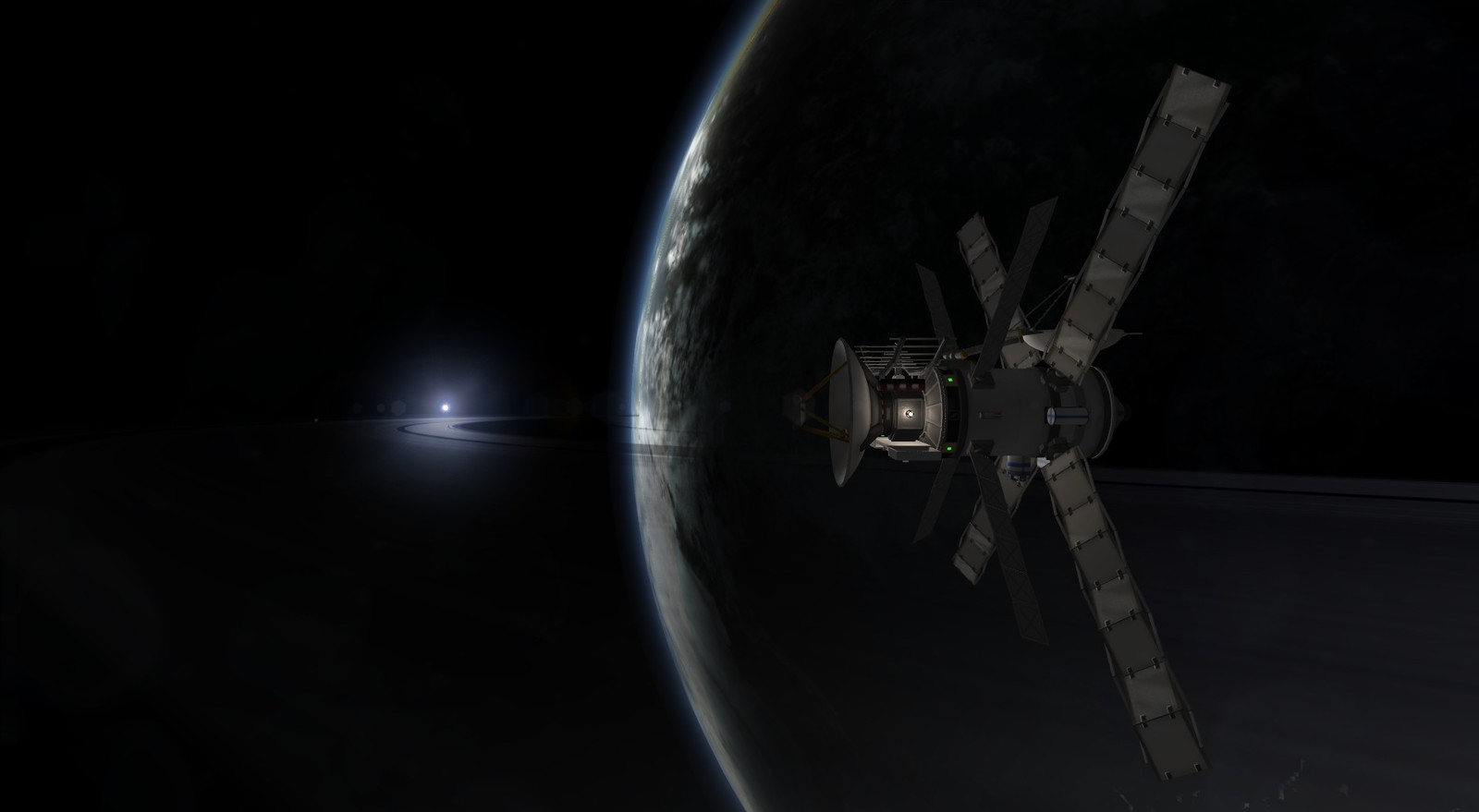 [KSP] Career with GPP, part 6. Splendor of Planet Tellumo. - My, Kerbal space program, Games, Cosmosims, Let-play, Longpost