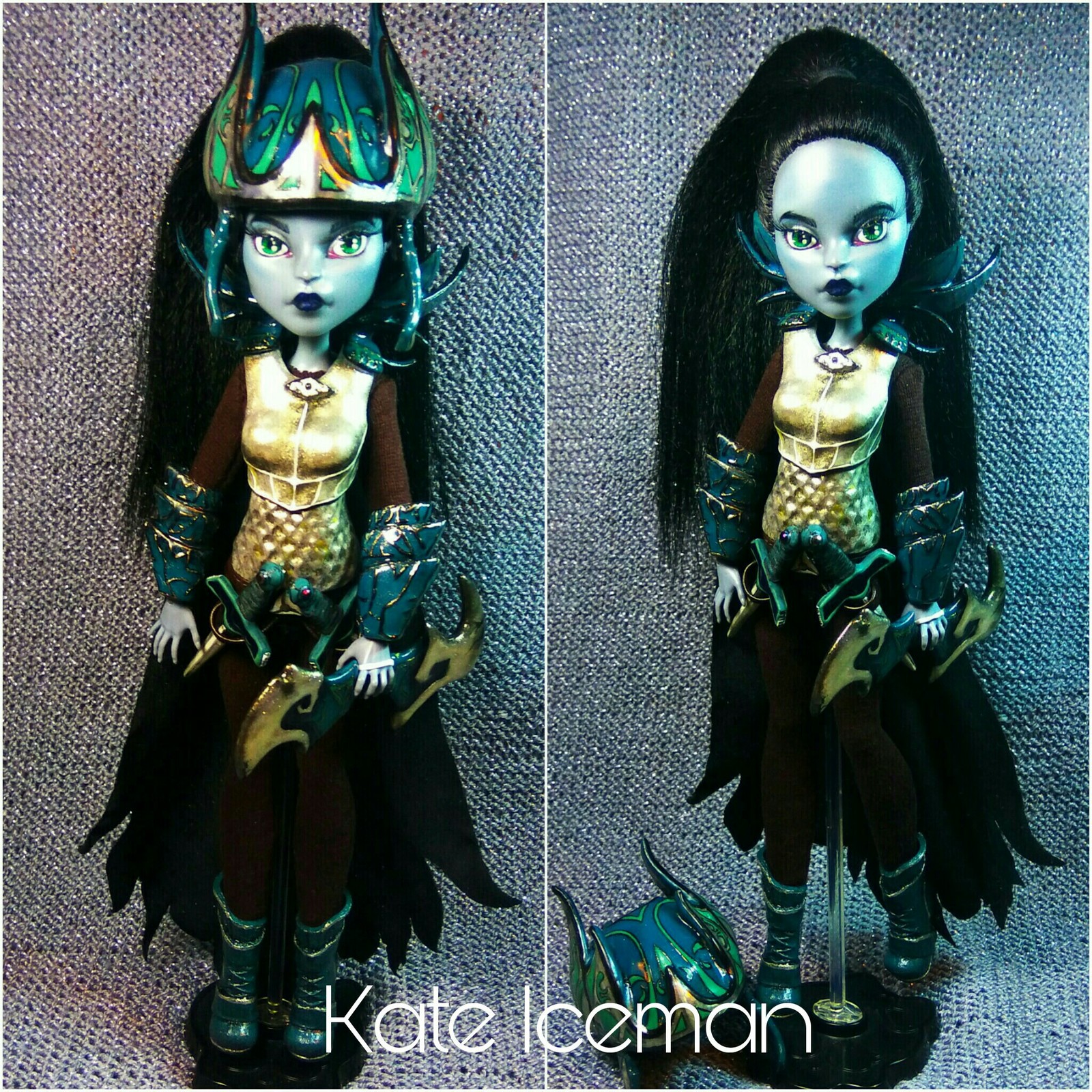 How I made the Phantom from Dota 2 - My, Dota 2, Doll, Makeup, Miniature, Armor, Longpost