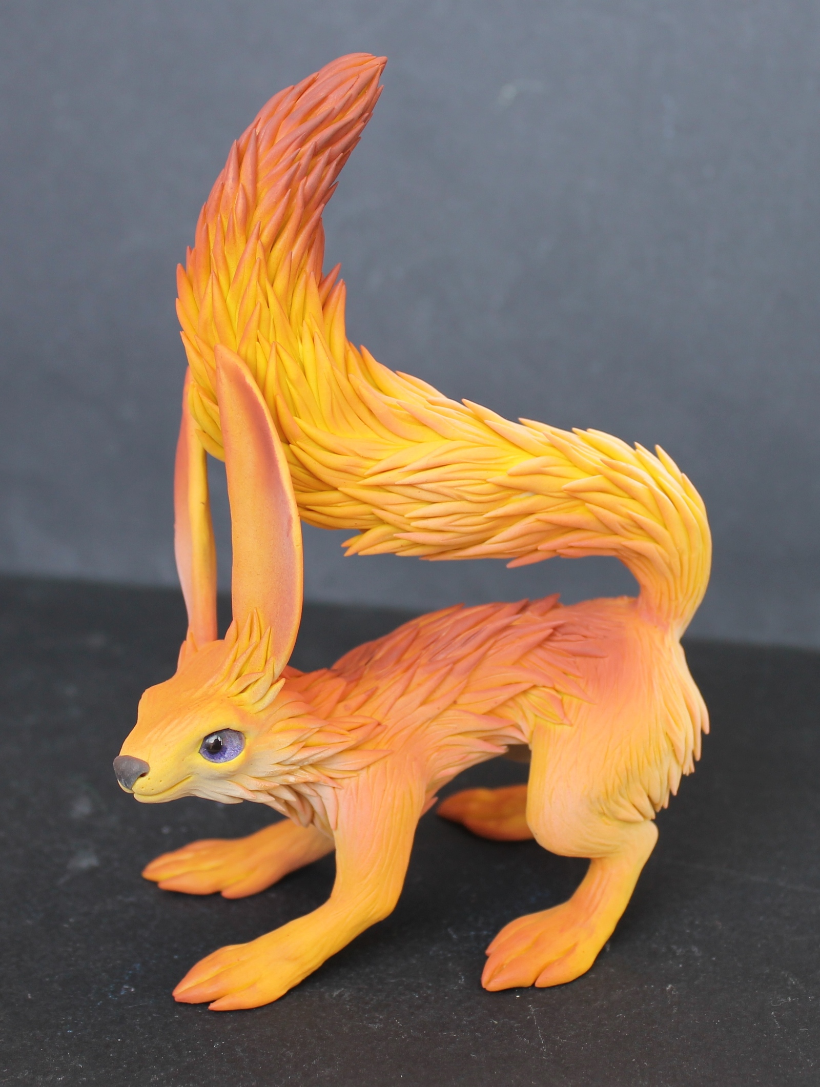 new bright - My, Needlework without process, Лепка, Handmade, Polymer clay, Squirrel, Longpost