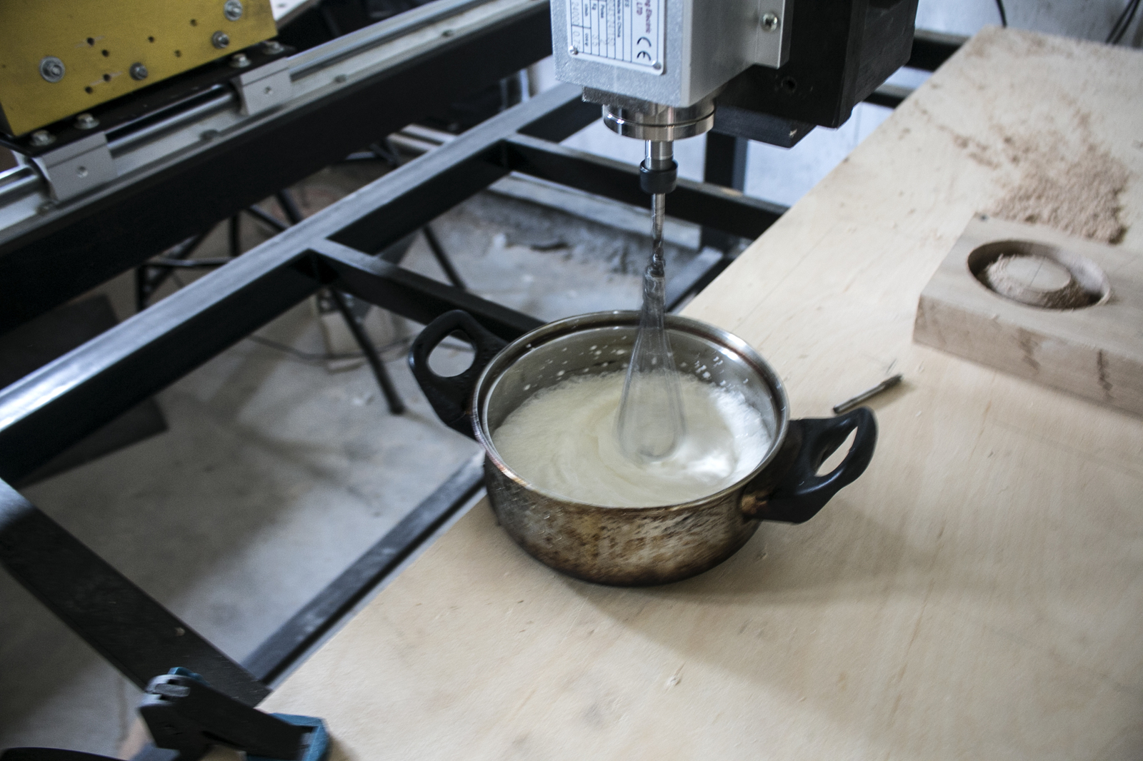 When you want to make ice cream but don't have a blender. - My, Longpost, Ice cream, CNC