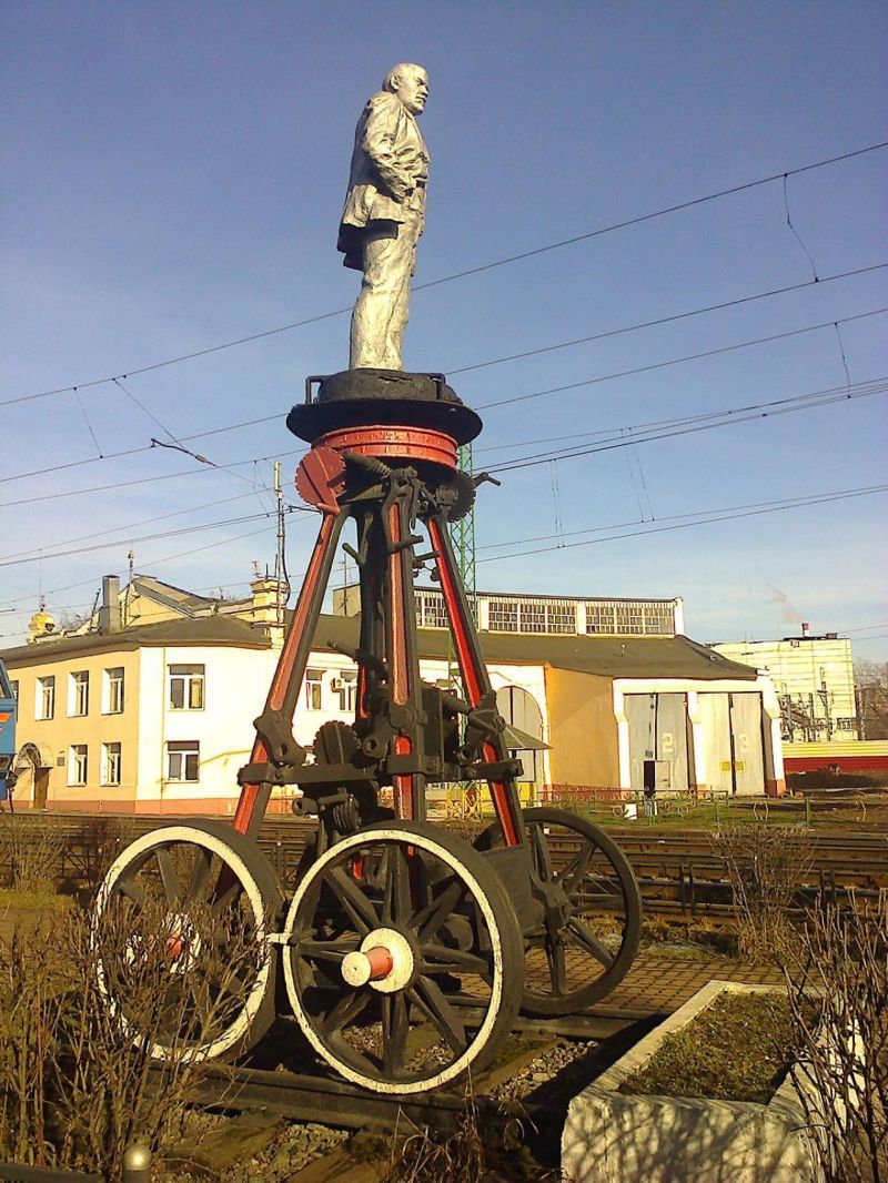 Mobile Ilyich - Lenin, Monument, On wheels, Longpost