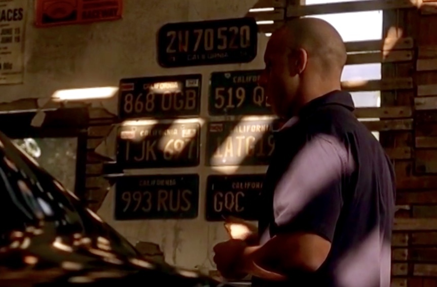 An interesting moment in the movie Fast and the Furious - My, The fast and the furious, Number, Dominic, Race