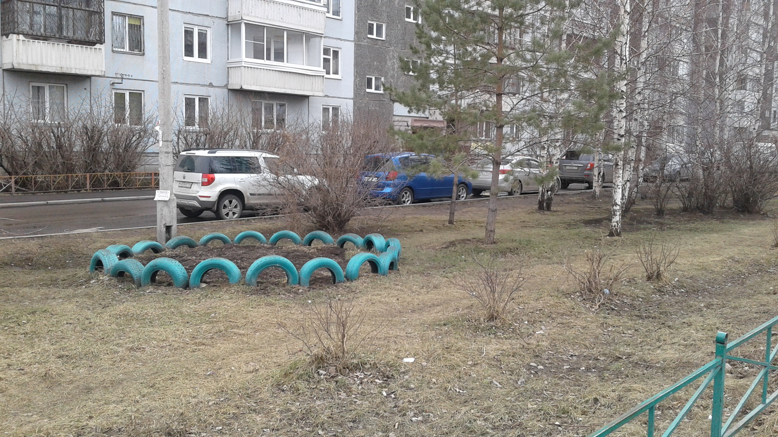 Universiade 2019 in Krasnoyarsk is coming soon. tire disaster - My, Universiade 2019, Tires, Beautification, Krasnoyarsk, Longpost