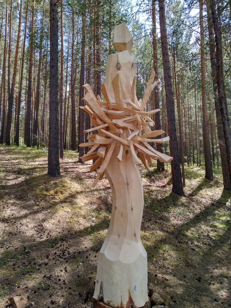 Lukomorye 2018 - Festival of Wooden Sculptures - My, Lukomorye, Wood sculpture, Irkutsk, The festival, Art, Animals, Holidays, Nature, Longpost