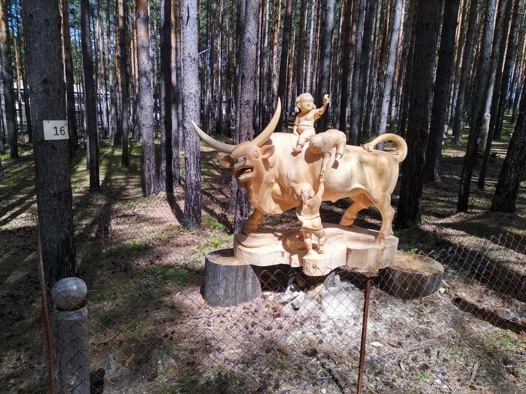 Lukomorye 2018 - Festival of Wooden Sculptures - My, Lukomorye, Wood sculpture, Irkutsk, The festival, Art, Animals, Holidays, Nature, Longpost