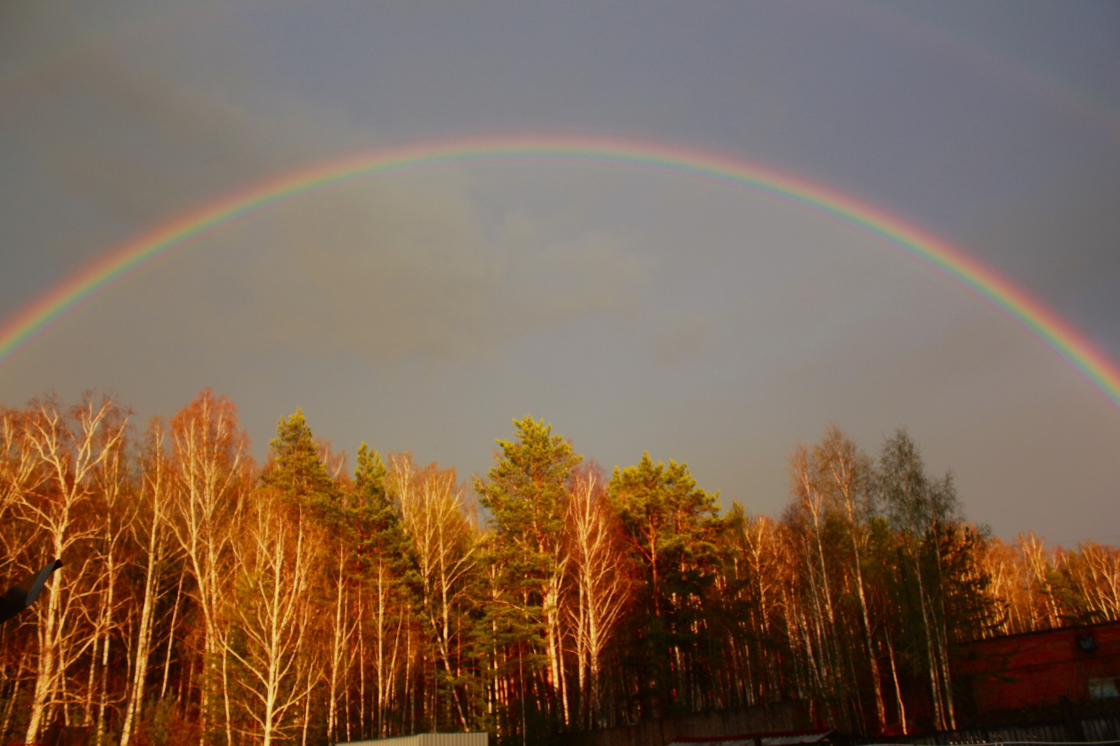 Rainbow. - My, The photo, Canon, Rainbow, Double Rainbow, After the rain, Yekaterinburg, Longpost