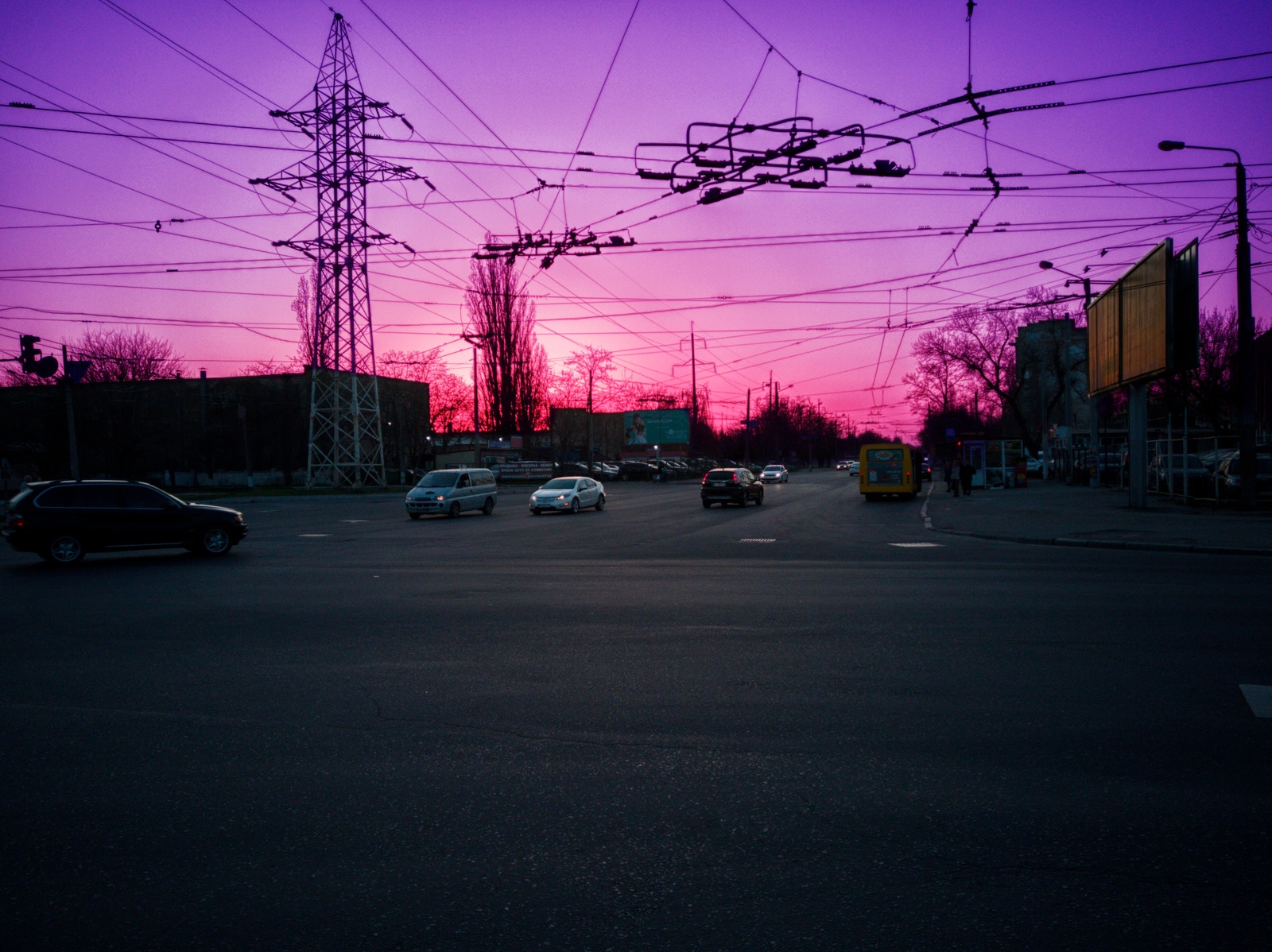 Purple Weekdays - My, The photo, Purple, Sky, Landscape, I want criticism, Nikon, Snapseed, Longpost