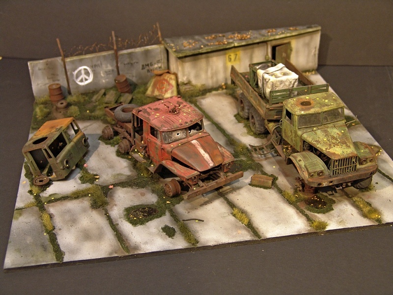 Abandoned and forgotten - Diorama, Stand modeling, Longpost, Ural