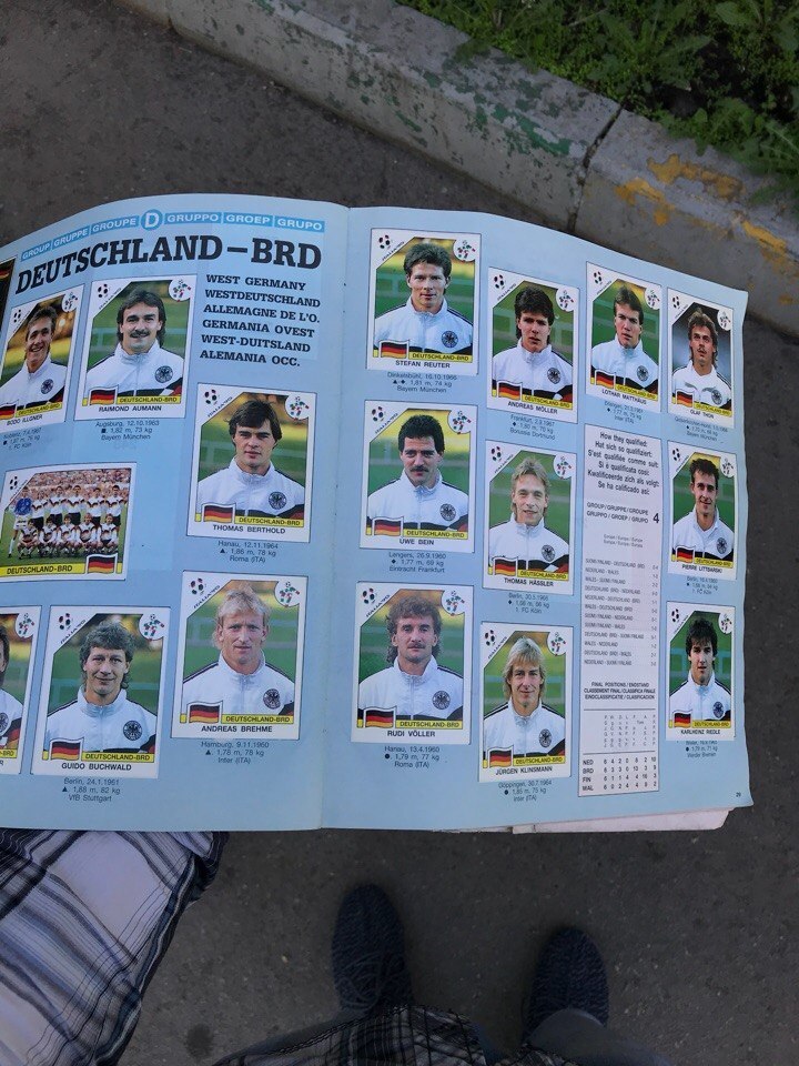 Panini stickers - they are with me all my life - 