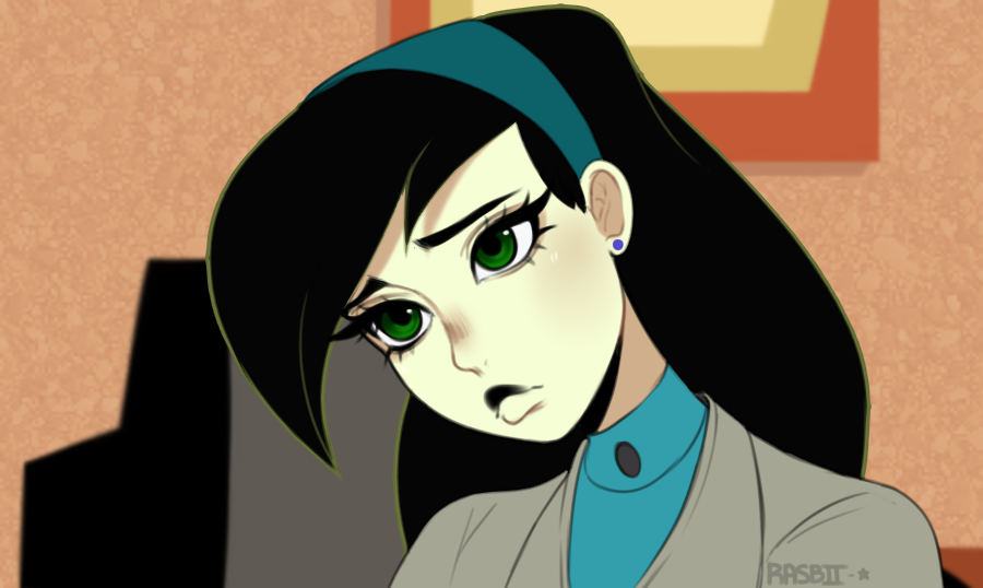 Kim Possible - Kim Five-with-plus, Shego, , Cartoons, Art