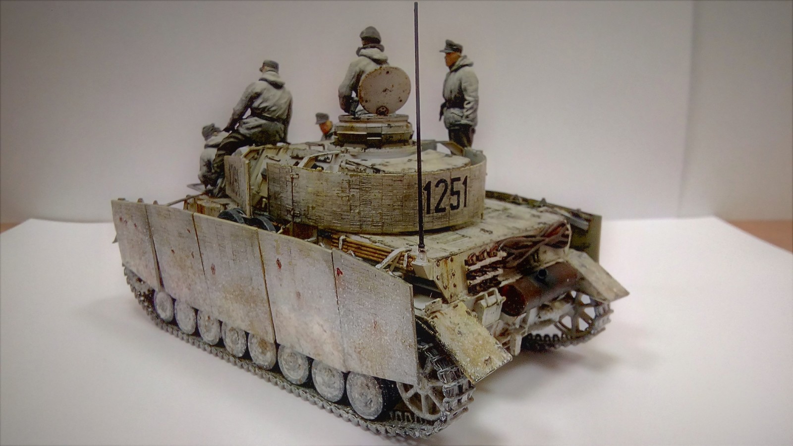 Panzer IV Ausf.H Star 1/35 - My, Modeling, Miniature, Story, Longpost