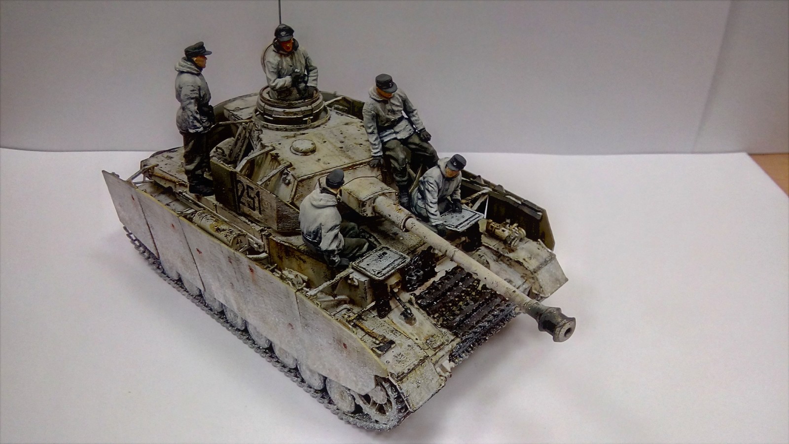 Panzer IV Ausf.H Star 1/35 - My, Modeling, Miniature, Story, Longpost