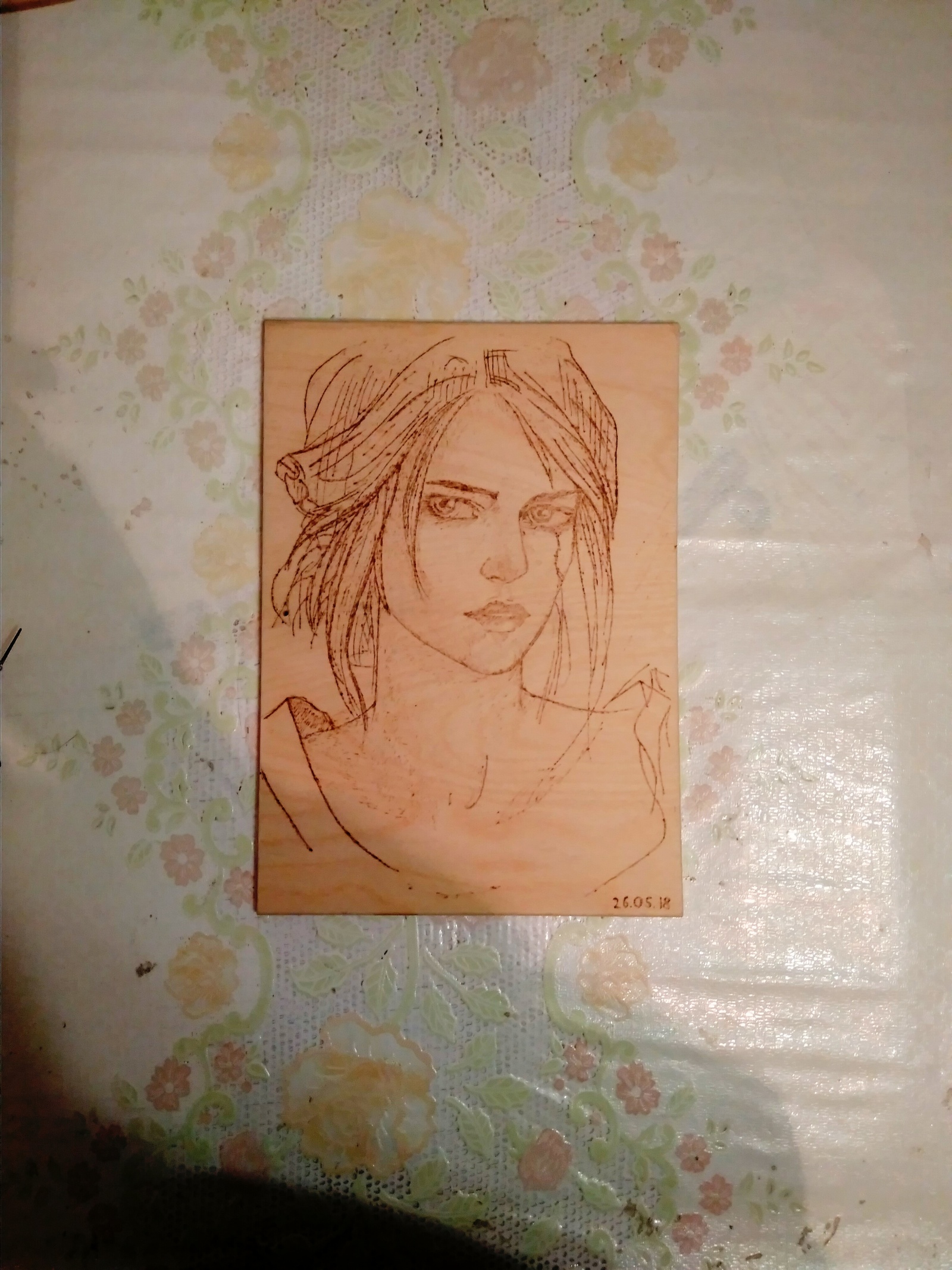 Ciri - My, Pyrography, Beautiful girl, Burning out, Needlework without process, Images, Girls, Longpost