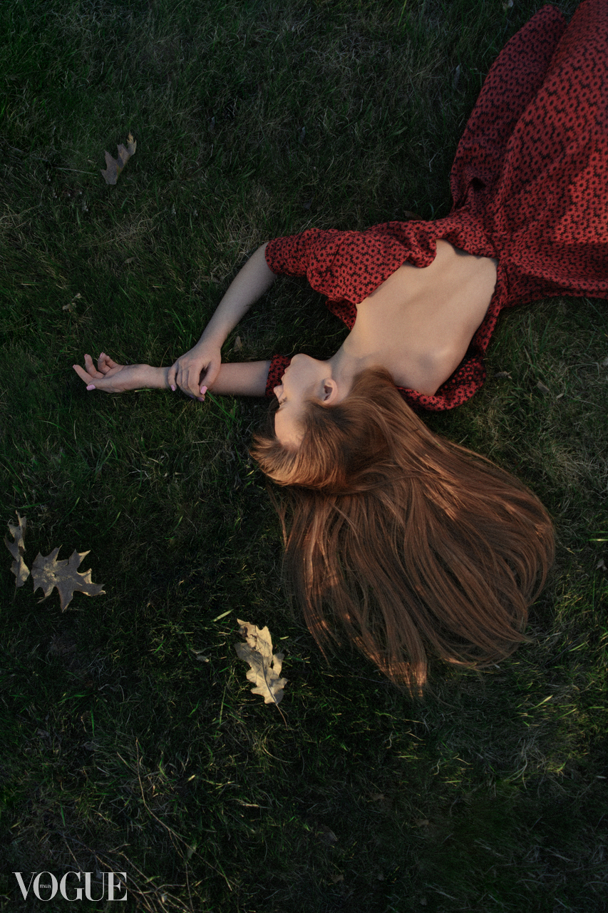 Some girl on the grass - My, The photo, Art