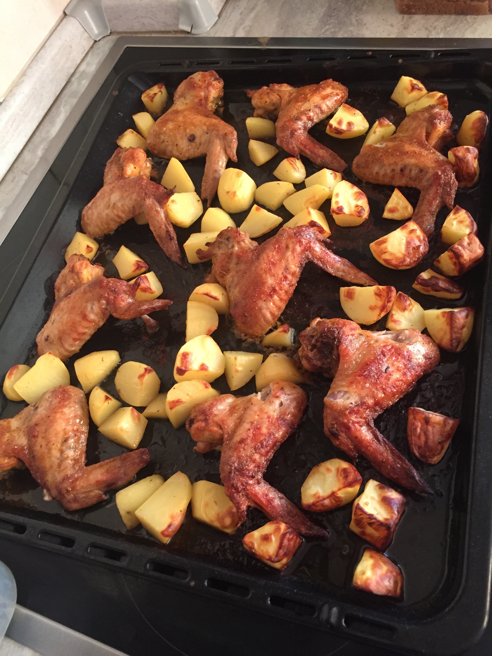 Wings in the oven - My, Cooking, Mens food, Longpost, Men's cooking