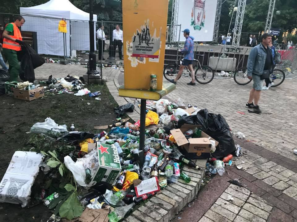 European fans... - Kiev, Liverpool, Champions League, Disgusting, Garbage, Longpost