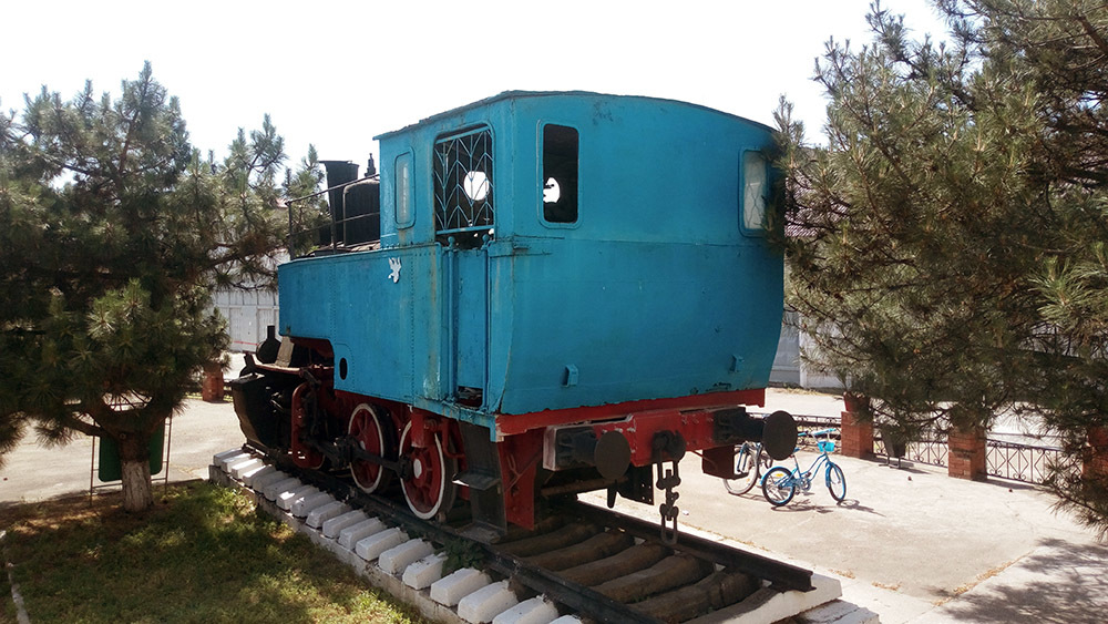 Steam locomotive L-2021 - My, Locomotive, Depot, Krasnodar, Monument, Longpost