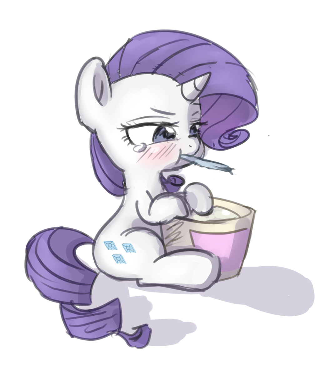 Reri is sad - My little pony, PonyArt, Rarity, Looknamtcn