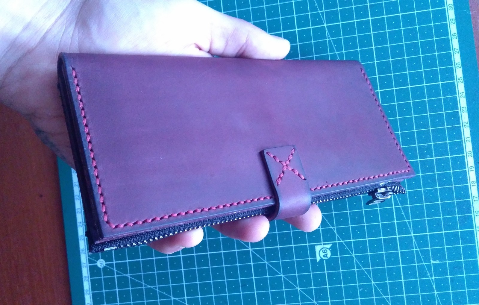 First job! Criticize!) - My, Leather craft, , My first job