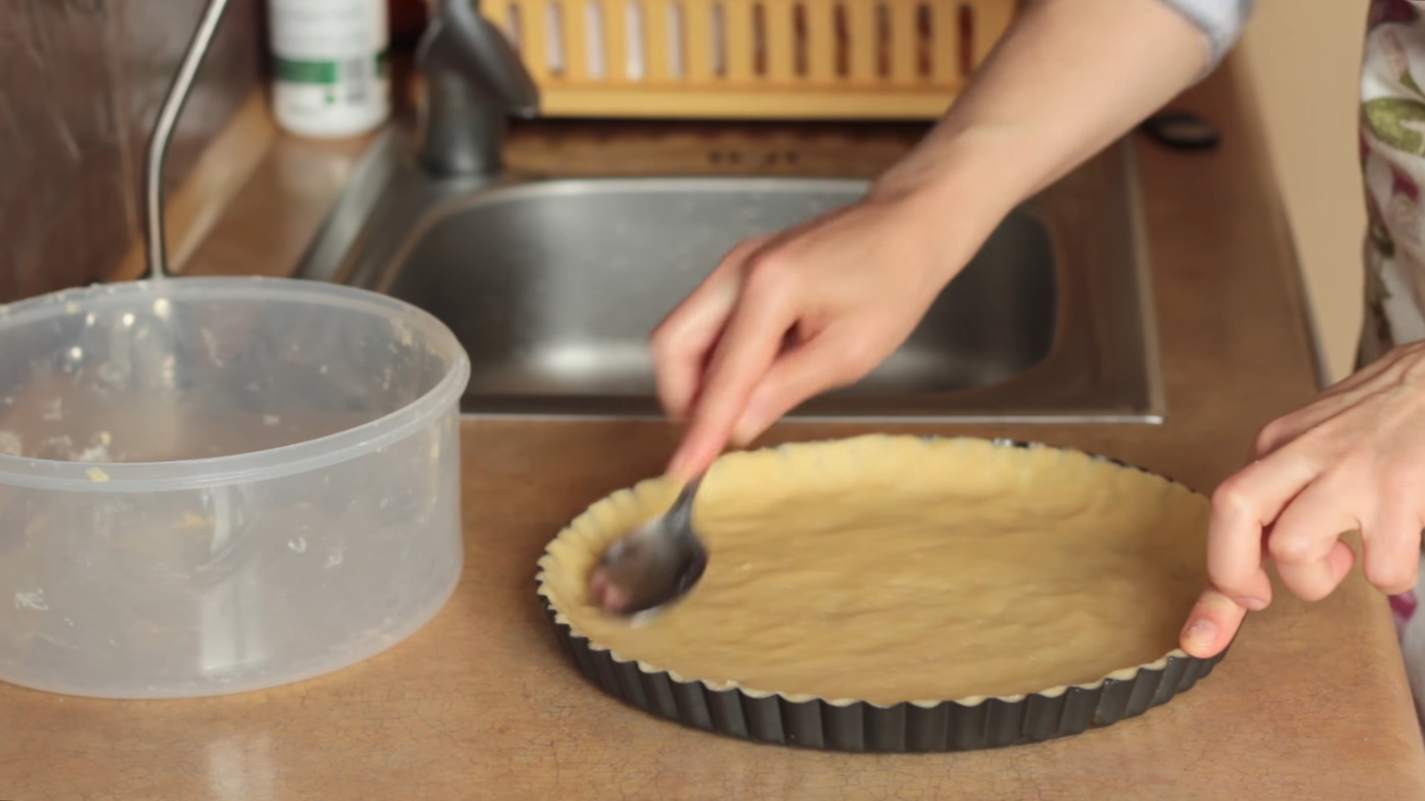 Sand cake with rhubarb - My, , Shortcrust pastry, Recipe, Video recipe, Cooking, Food, Irinacooking, Video, Longpost