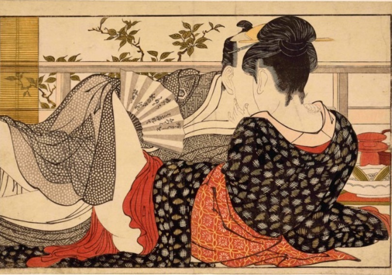 Shunga: A Brief History of Japanese Pornographic Painting - NSFW, Japan, Erotic story, Painting, Story, Longpost, Hand-drawn erotica