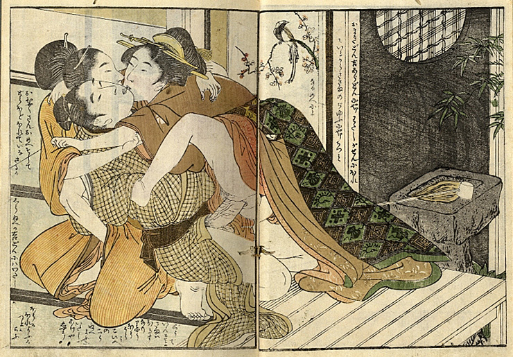 Shunga: A Brief History of Japanese Pornographic Painting - NSFW, Japan, Erotic story, Painting, Story, Longpost, Hand-drawn erotica