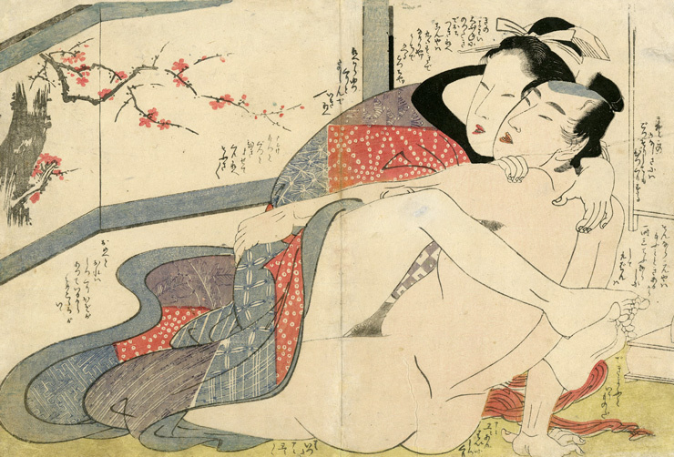 Shunga: A Brief History of Japanese Pornographic Painting - NSFW, Japan, Erotic story, Painting, Story, Longpost, Hand-drawn erotica