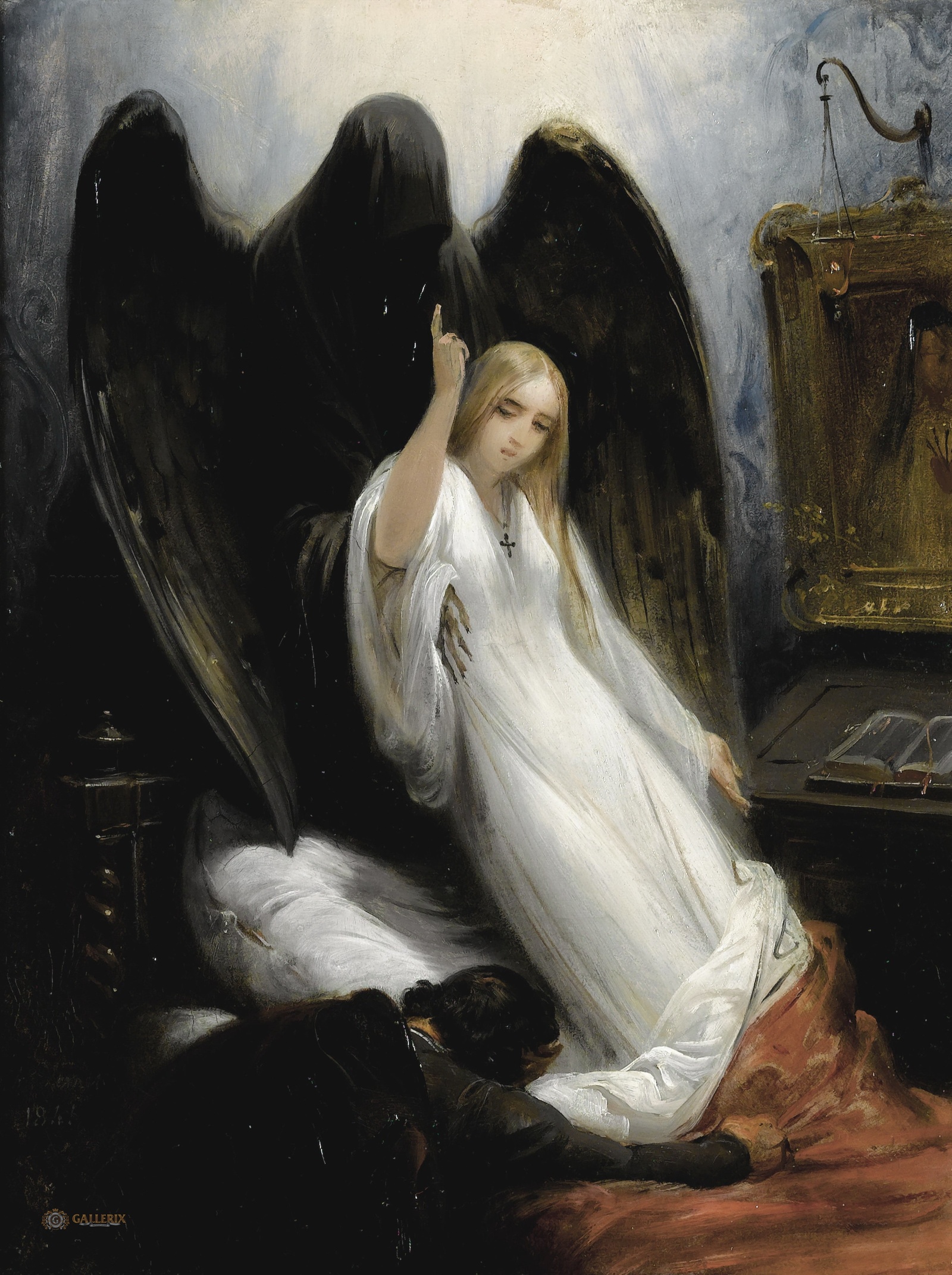 Angel of death in world painting - , Painting, Art, Longpost