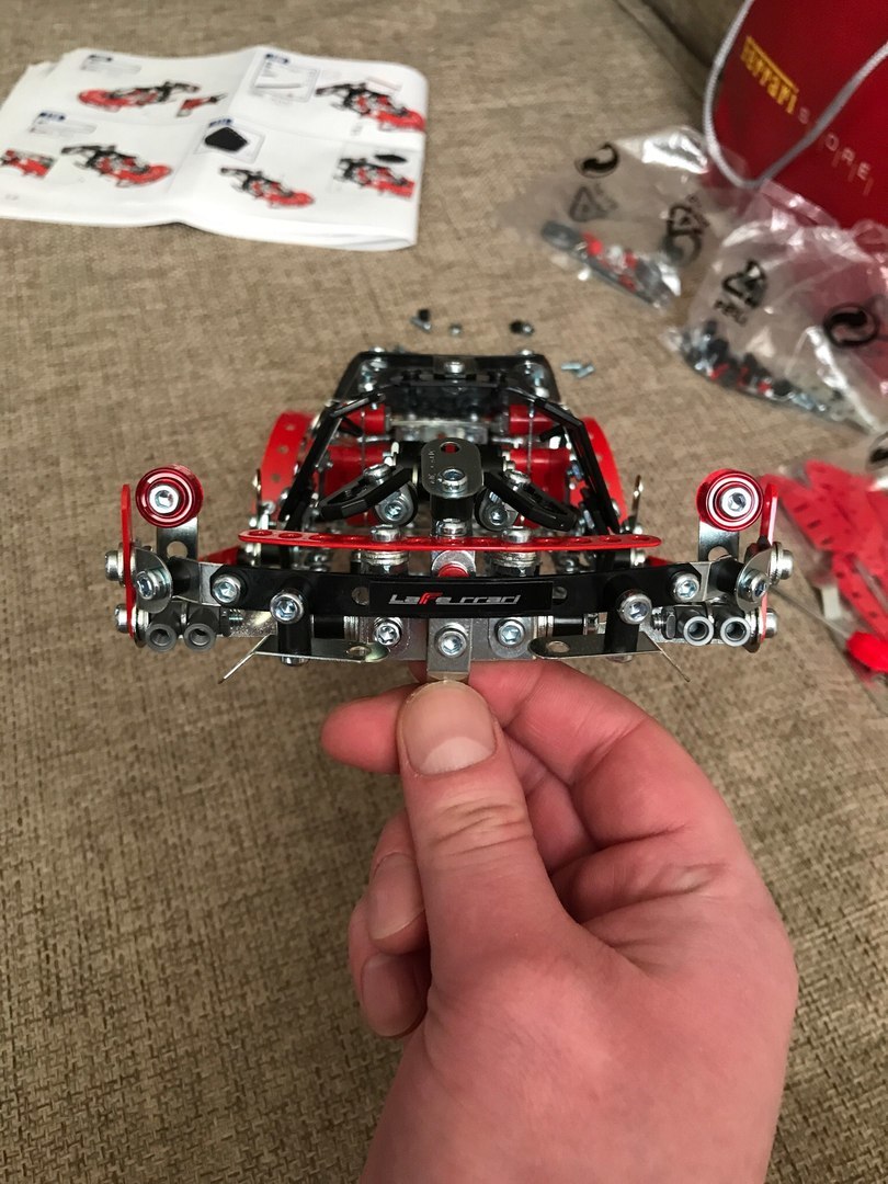 Ferrari LaFerrari от Meccano - Моё, Ferrari, Laferrari, Конструктор, Модели, Длиннопост