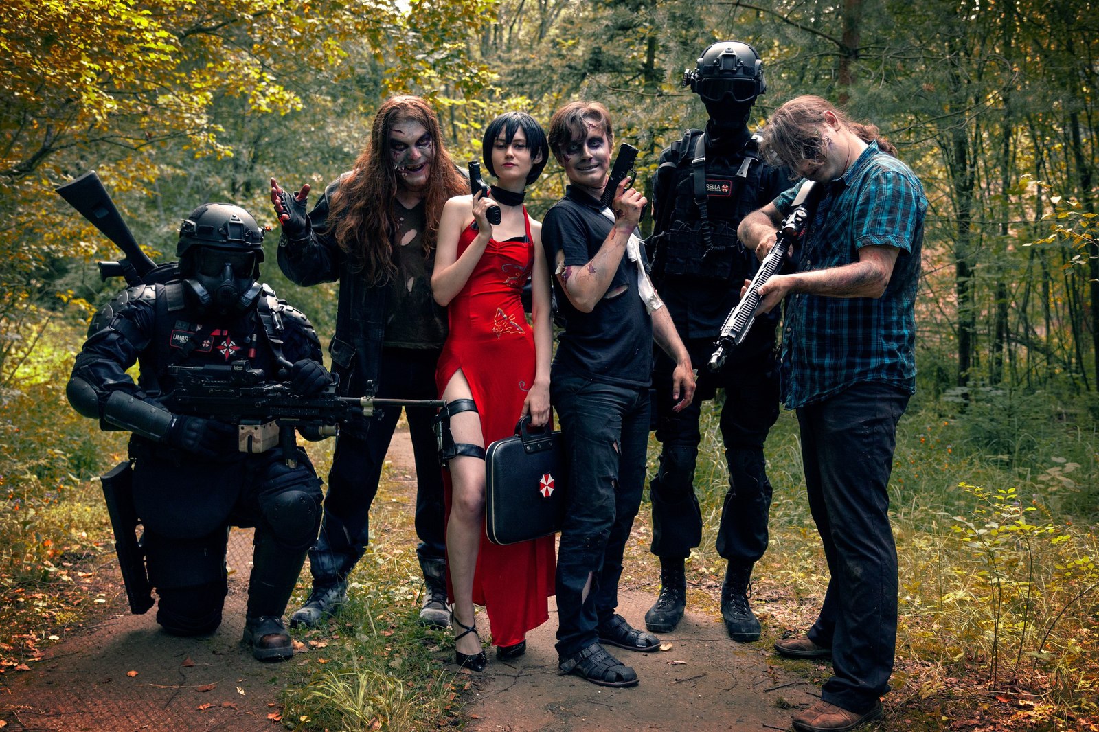 Resident Evil Cosplay part 2 - Моё, Residentevil, Косплей, Umbrella Corporation, Resident Evil, Omega N, Capcom, Zombie, Длиннопост