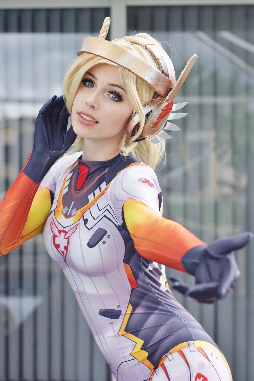 d.Va Mercy! - Dva, Mercy, Overwatch, Косплей, Megancoffey, Красивая девушка, Игры, Длиннопост