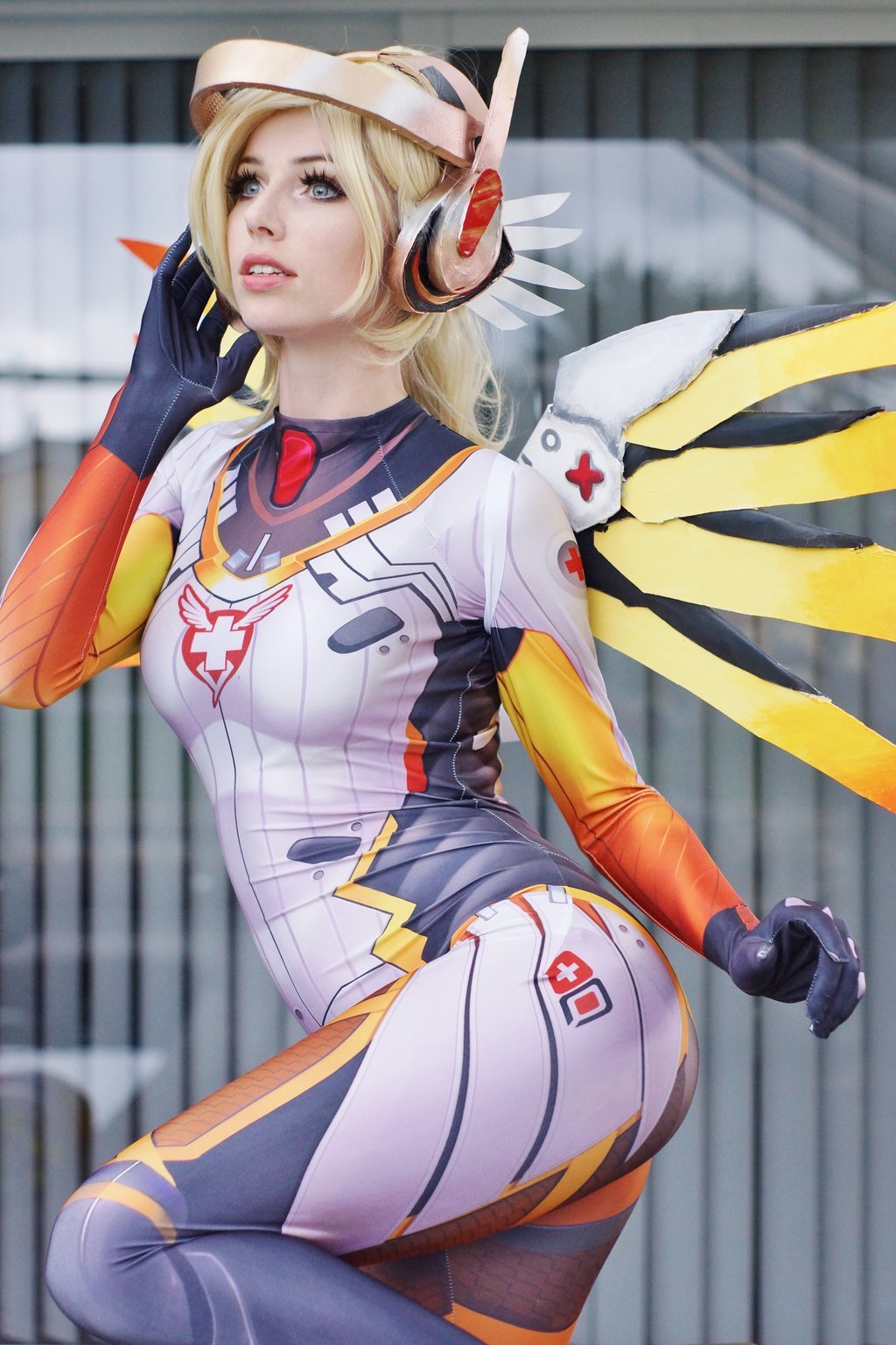 d.Va Mercy! - Dva, Mercy, Overwatch, Косплей, Megancoffey, Красивая девушка, Игры, Длиннопост