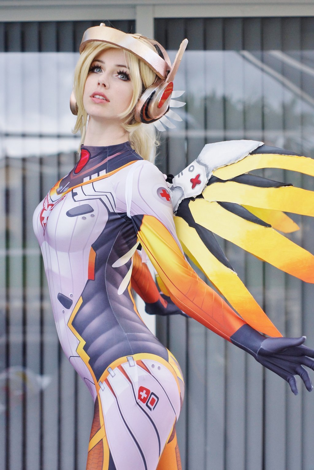 d.Va Mercy! - Dva, Mercy, Overwatch, Косплей, Megancoffey, Красивая девушка, Игры, Длиннопост