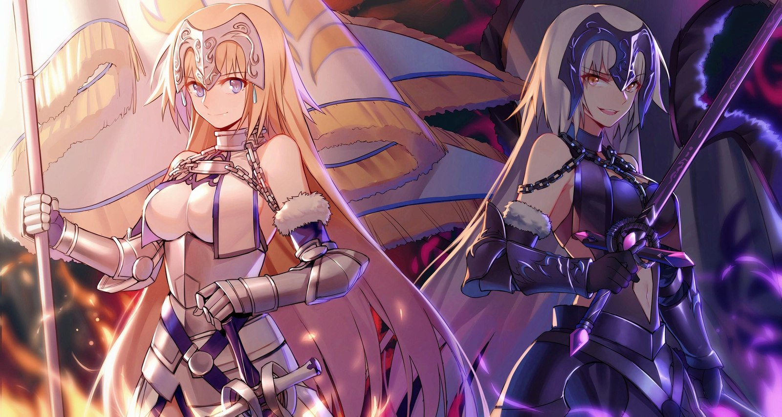 Jeanne D'ark - Аниме, Fate, Fate Grand Order, Jeanne Darc, Anime Art, Jeanne Alter, Yorukun