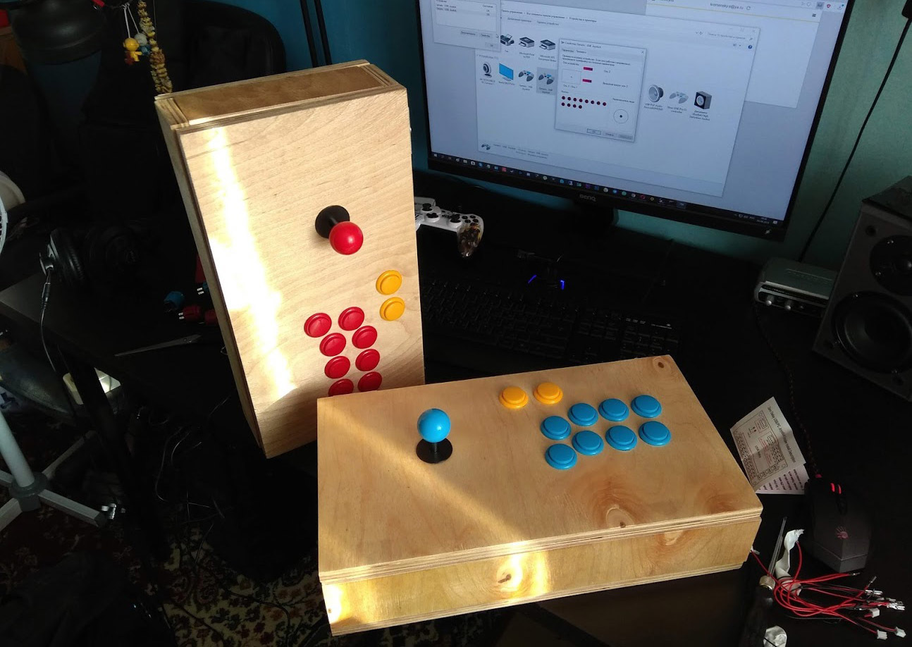 DIY arcade gamepad - My, Street fighter, With your own hands, , Arcade gamepad, PC, The photo, Text, Video, Longpost, Computer