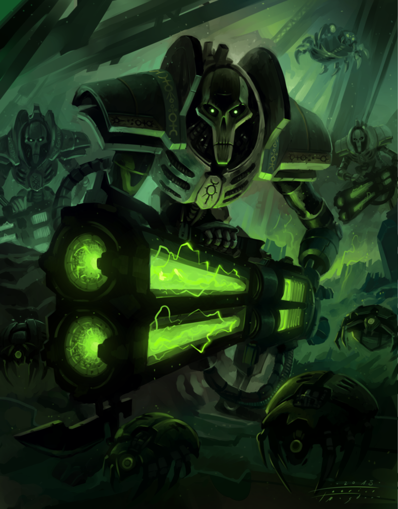 Некроны - Warhammer 40k, Wh Art, Necrons