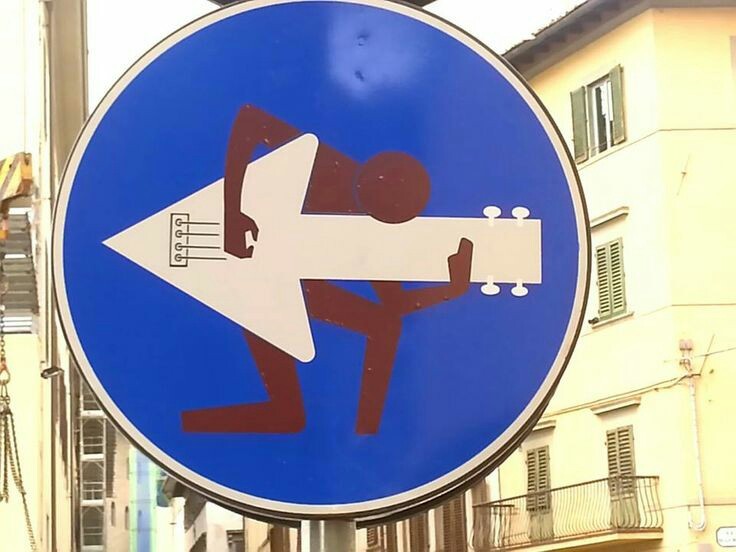 Street art on signs - Signs, Street art, Pinterest, A selection, Longpost, Road sign