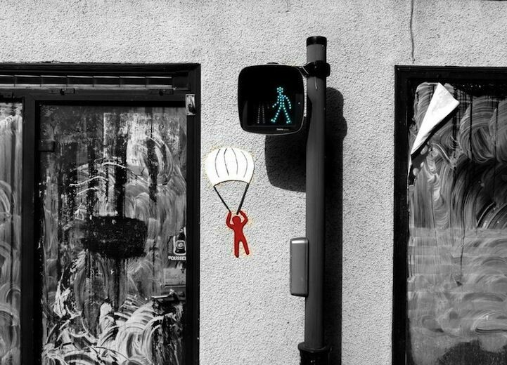 Street art on signs - Signs, Street art, Pinterest, A selection, Longpost, Road sign