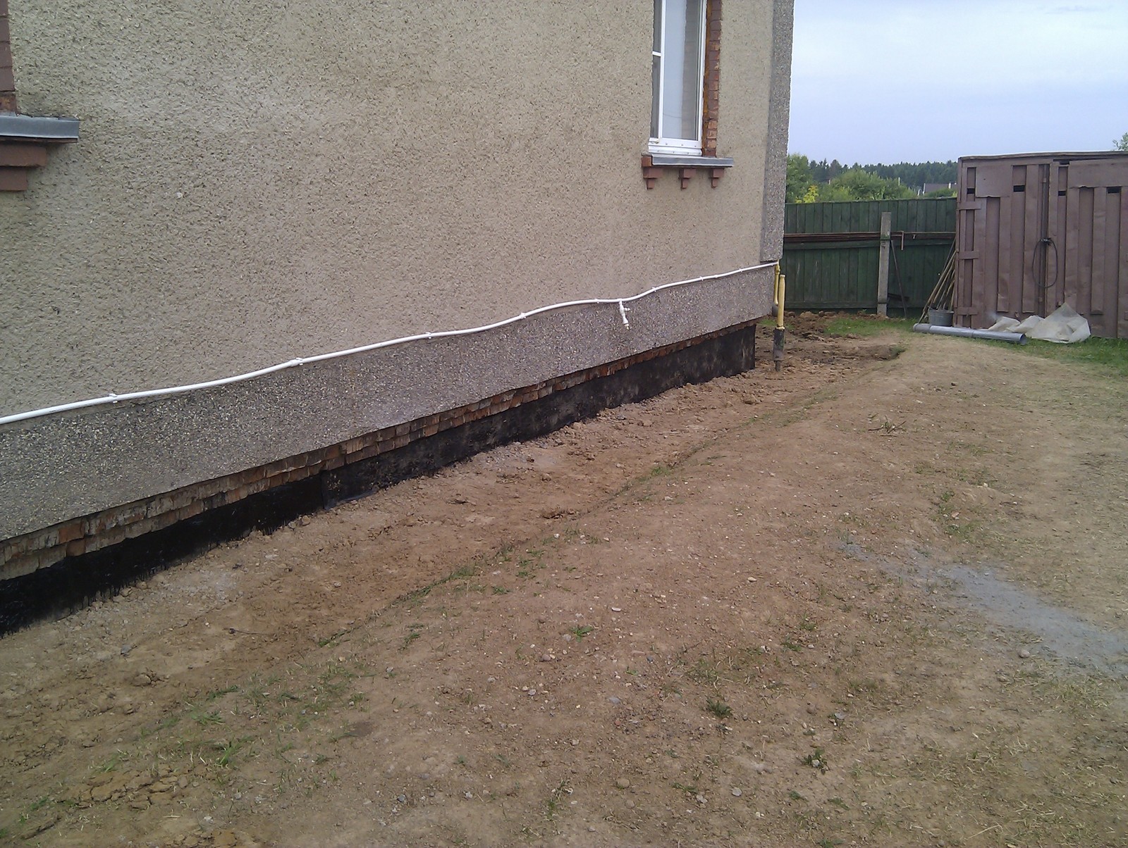 How I treated the foundation - My, , Foundation, Longpost, Waterproofing, Building, Water