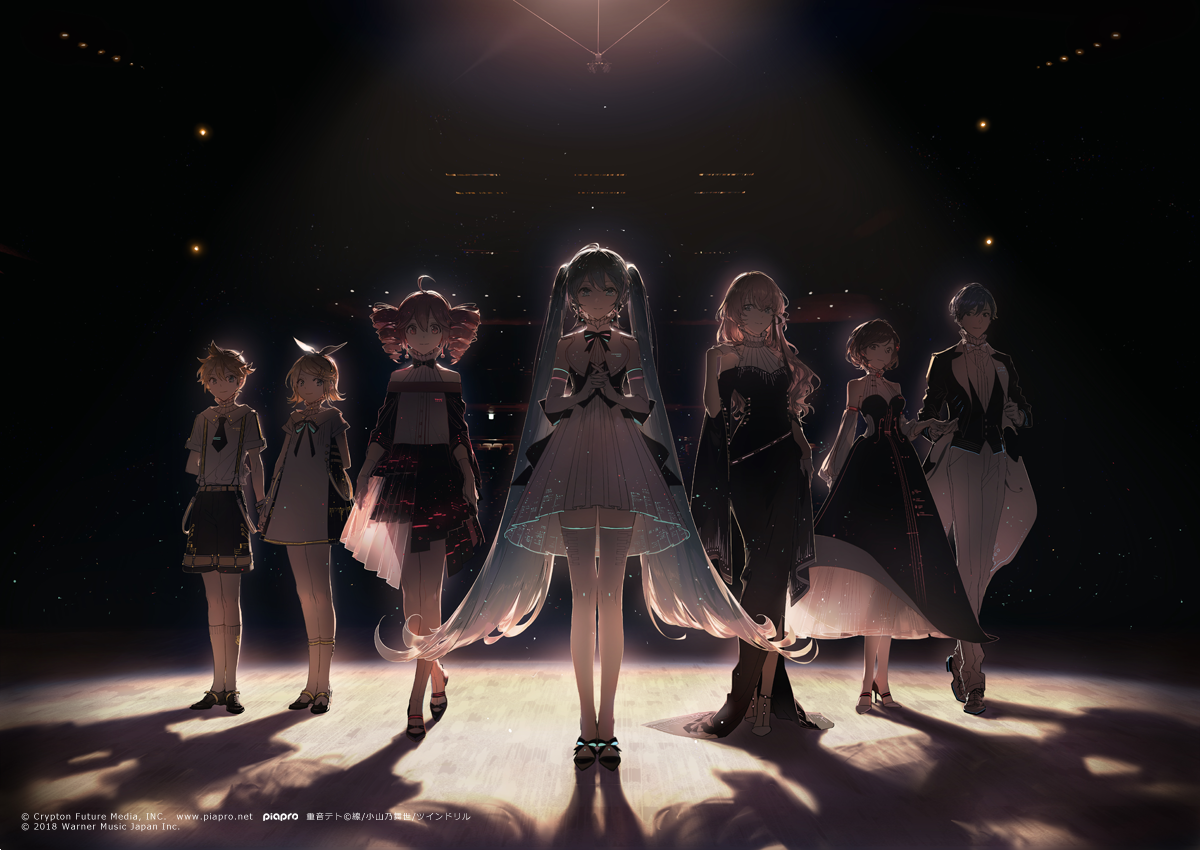 Vocaloids - Vocaloid, Anime Art, Аниме, Не аниме, Hatsune Miku, Megurine Luka, Kagamine Rin, Kagamine Len